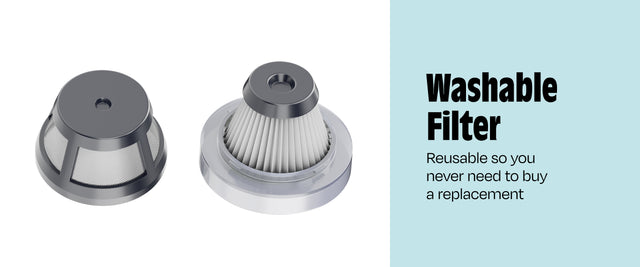 Cordless Hand Vacuum - BF02 (Black)