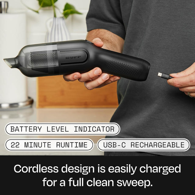 Cordless Hand Vacuum - BF02 (Black)